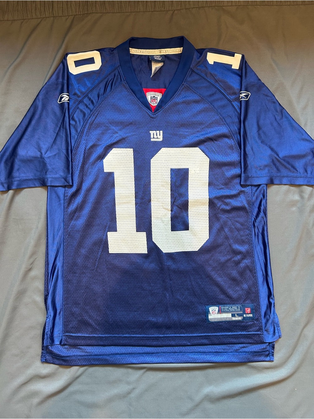 Vintage Reebok / NFL / New York Giants / Eli Manning On Field Jersey